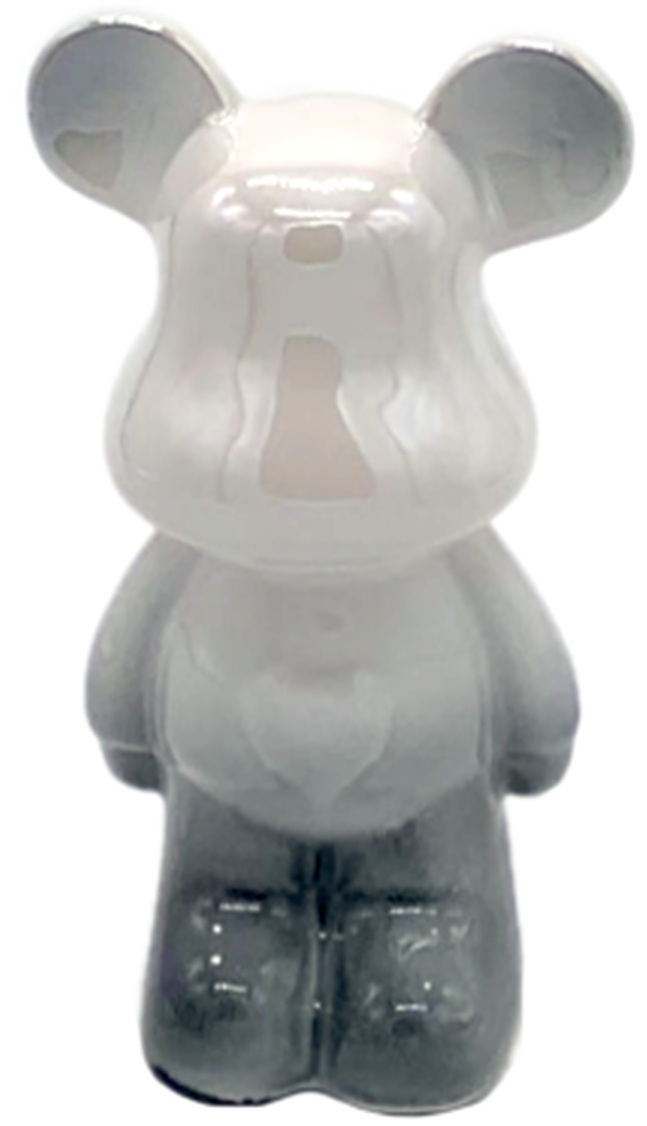 Q-J4.2 DC1048-001-4 Ceramic Bear 18cm Grey