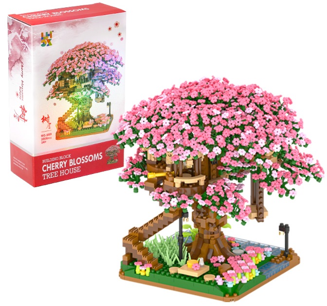 T-D3.2 609 Mini Building Blocks Cherry Blossom - 2008pcs