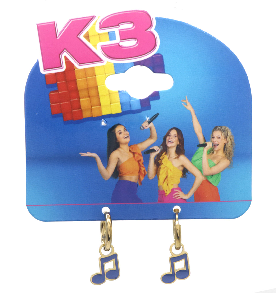 C-E4.3 K3-RBE004 S. Steel Earrings Music