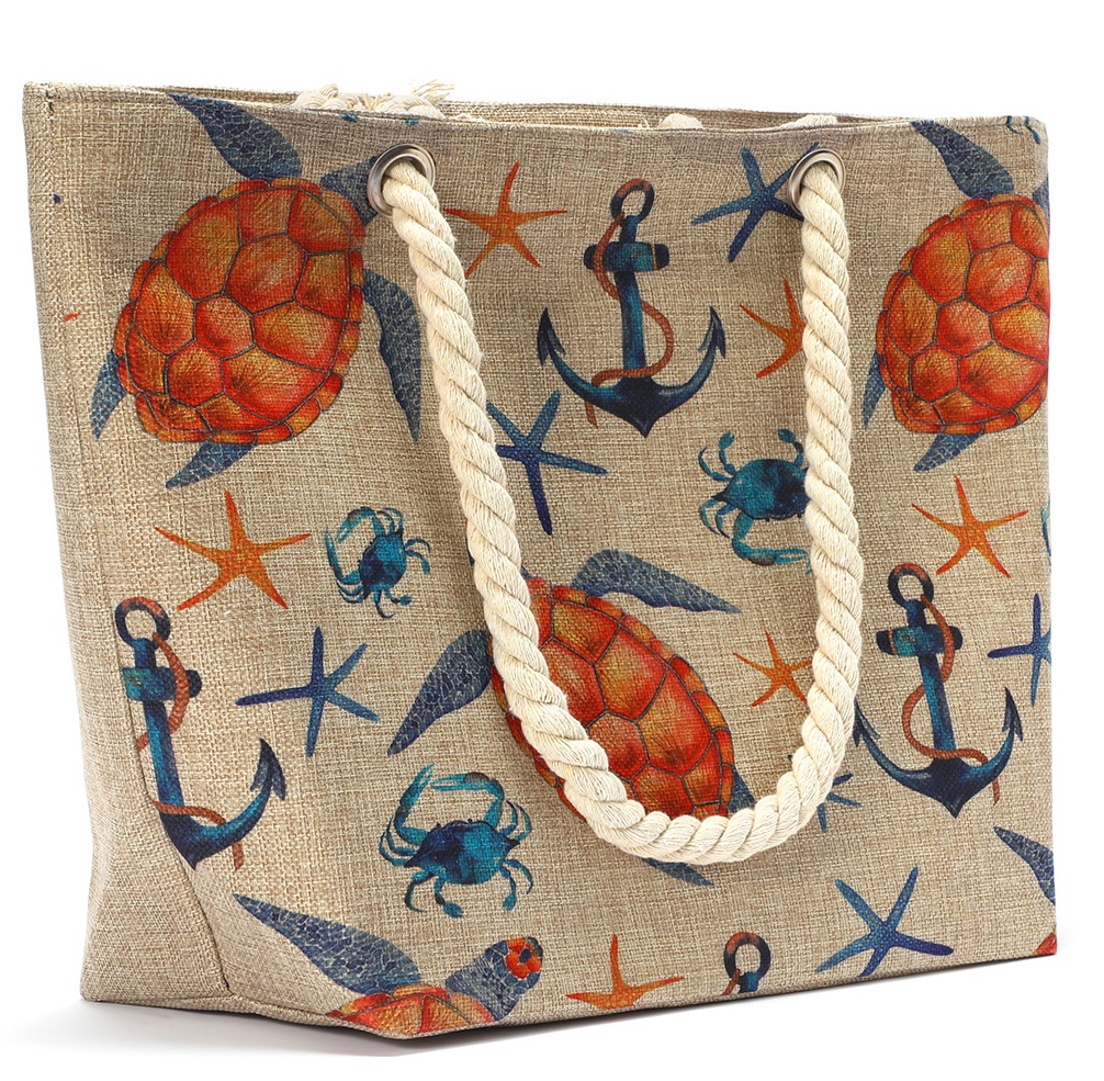 T-L1.1 BAG610-003 Beach Bag Turtles 50x35cm T-L1.1 BAG610-003 Beach Bag Turtles 50x35cm