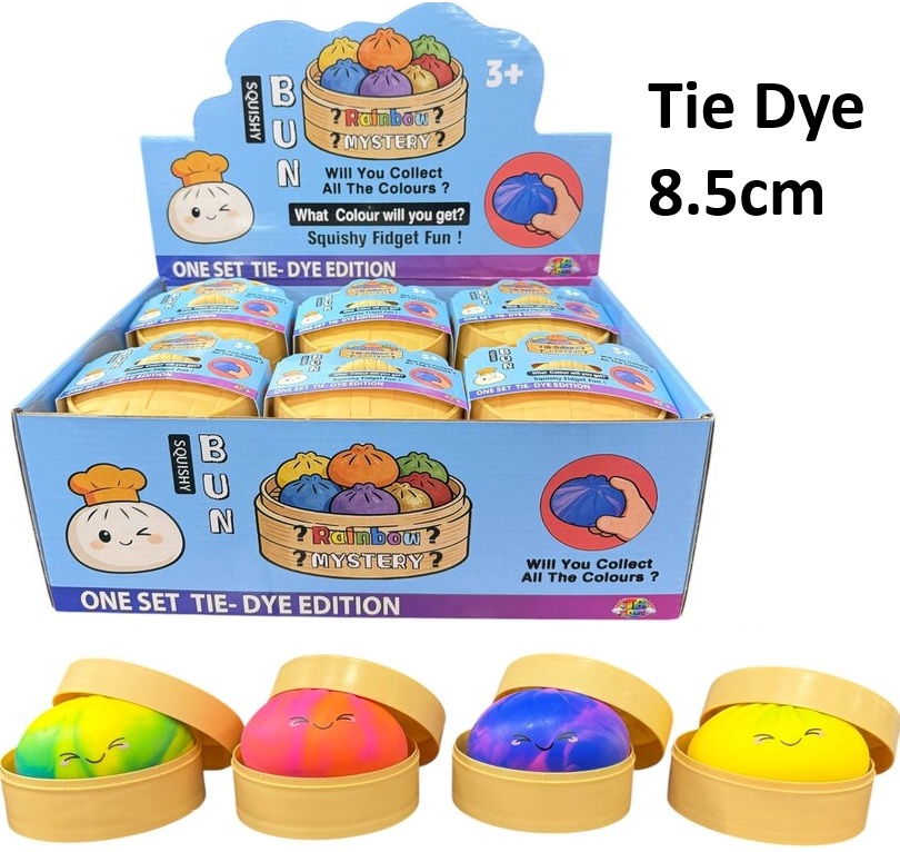 R-A7.2 Squishy Dumpling 8.5cm Tie Dye - 12pcs