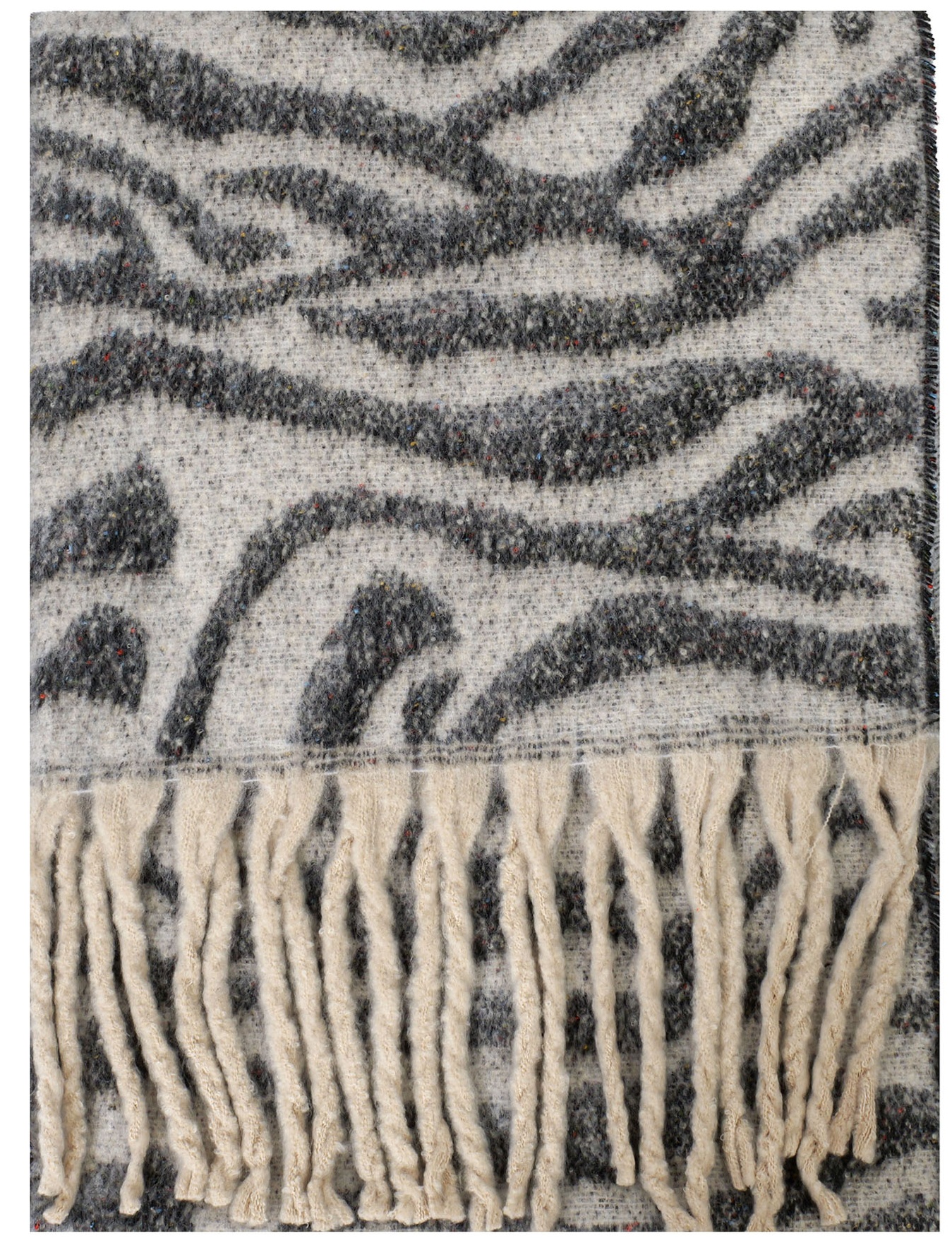 Y-B4.3 SCARF1007-056-1 Winter Scarf Tiger 190x40cm