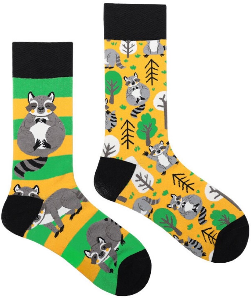 S-J3.3 SOCK2368-032 Socks Size 38-45 Racoons S-J3.3 SOCK2368-032 Socks Size 38-45 Racoons