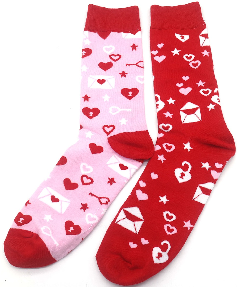 S-D8.4  SOCK2368-046 Pair of Socks Size 38-45 Love