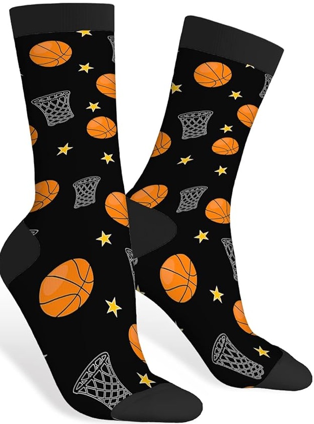 S-I1.2 SOCK2424-027 Pair of Socks Size 38-45 Basketball