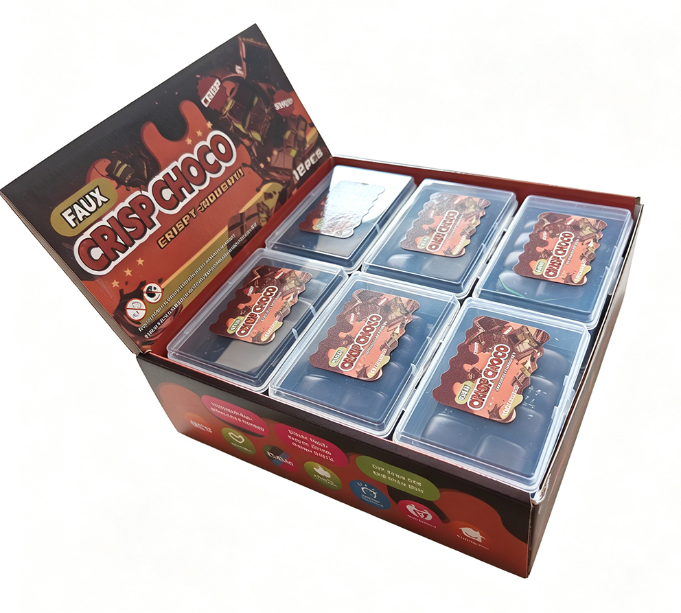 T-P3.1 TOY2636-036 Wax Cracking Squishy Chocolate 8cm - 12pcs