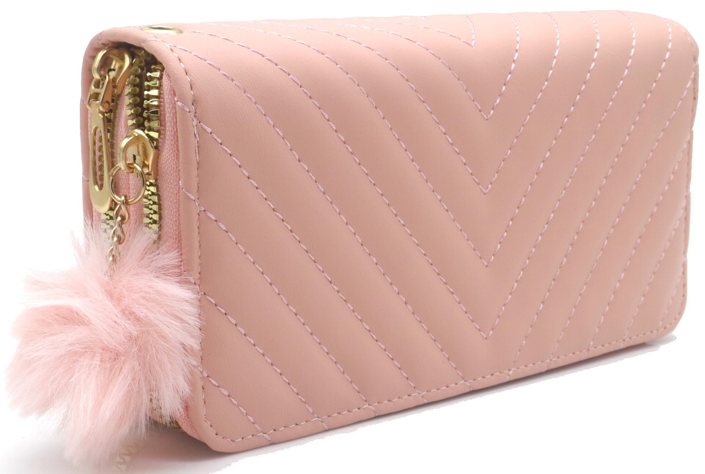 T-D2.1 WA009-022-2 Pu Wallet 20x10x4.5cm Pink