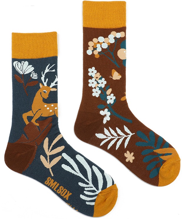 S-A1.4 SOCK2512-099 Pair of Socks Size 38-46 Deer