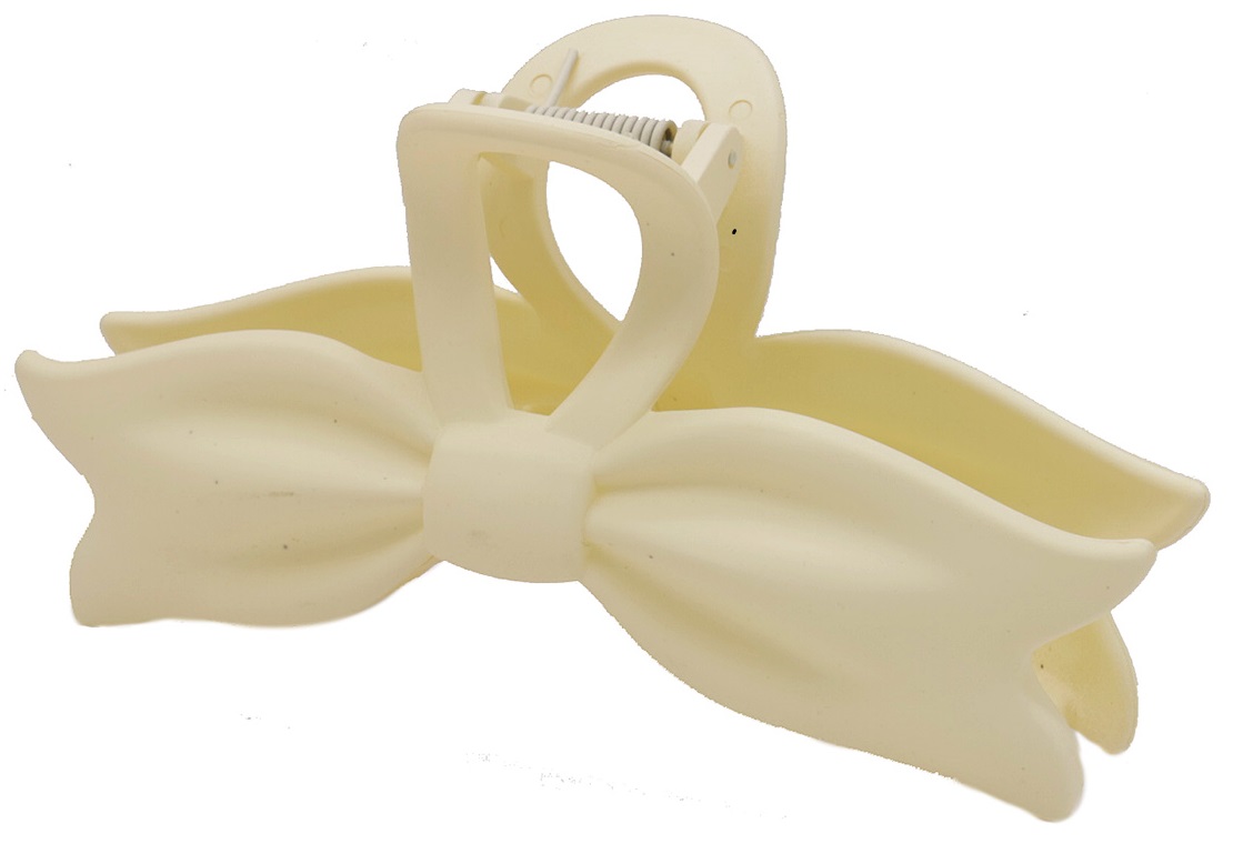 X-C6.1 H097-022 No.2 Hair Claw 11.5cm Beige