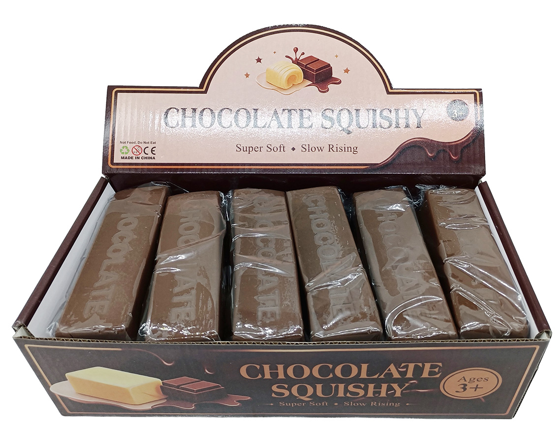 Z-B2.2 TOY2619-030 Slow Rise Squishy Chocolate 13cm - 12pcs