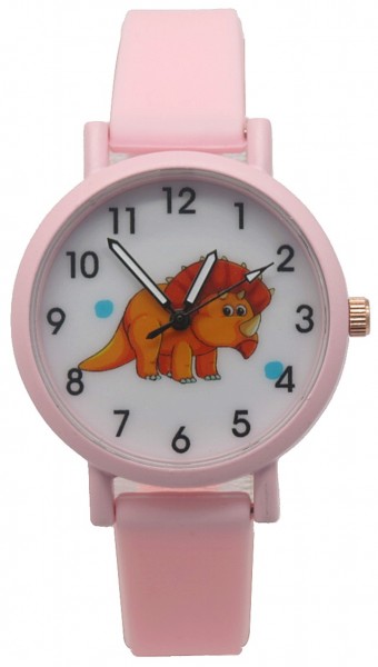 A-C16.3 W002-005 Kids Watch Dino 33mm Pink