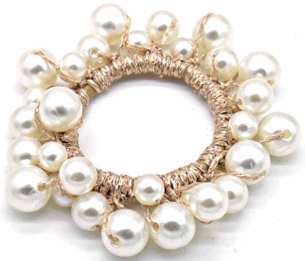 E-A14.1 H818-002 Hair Elastic Pearls