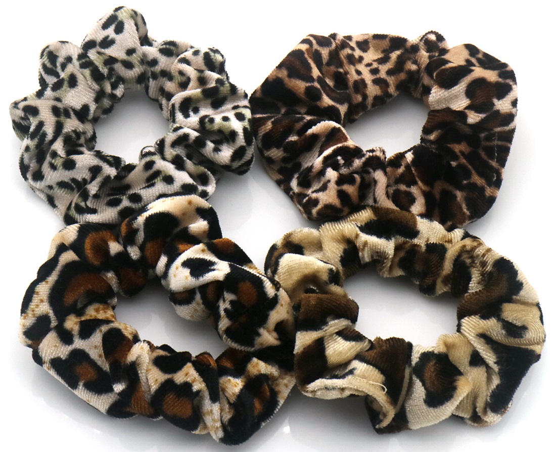 X-F4.2 H925-003 Hair Elastics Scrunchies 4pcs