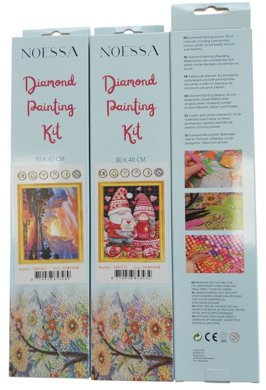 R-F7.2  DP2545018 Diamond Painting Canvas 40x30cm - Painting 35x25cm Dog