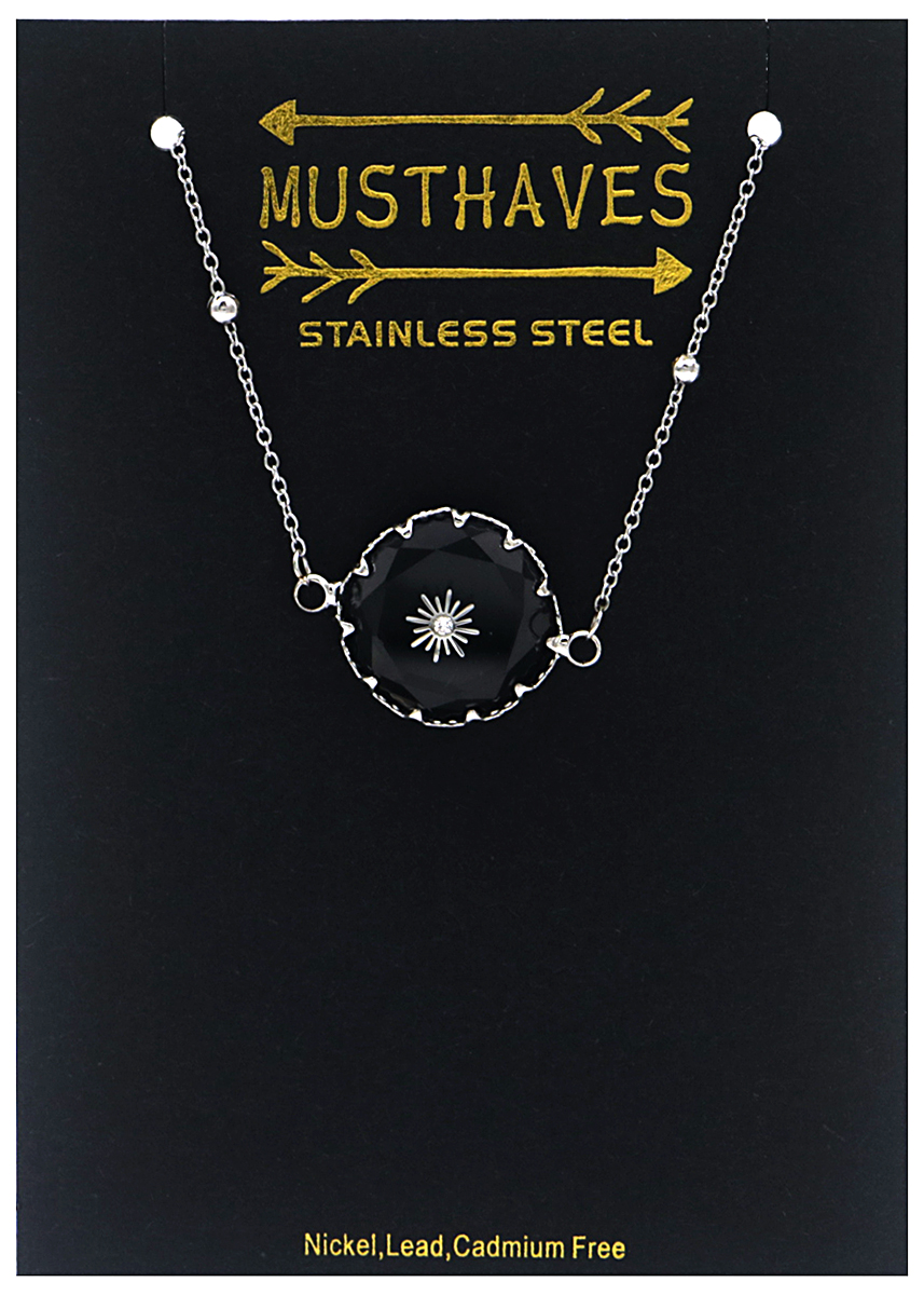 A-B19.1 B031-003S S. Steel Bracelet Glass 16-21cm