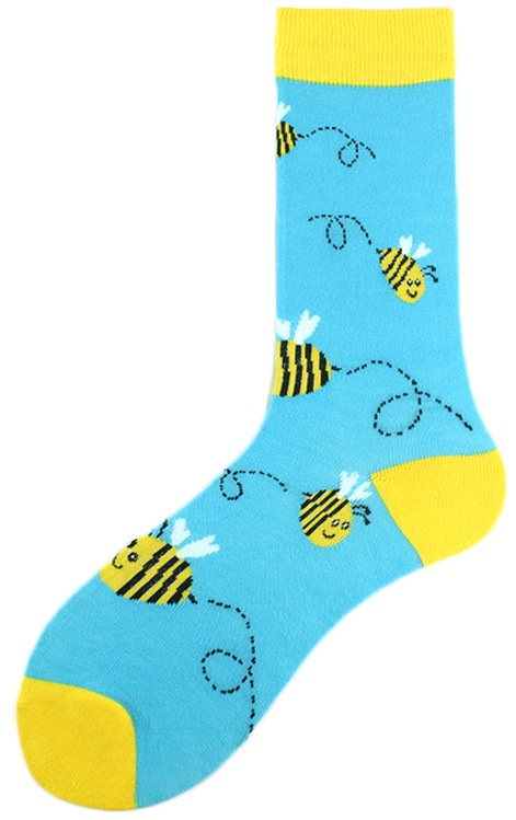 S-I2.3 SOCK2246-037-10 Pair of Socks Size 38-45 Bees