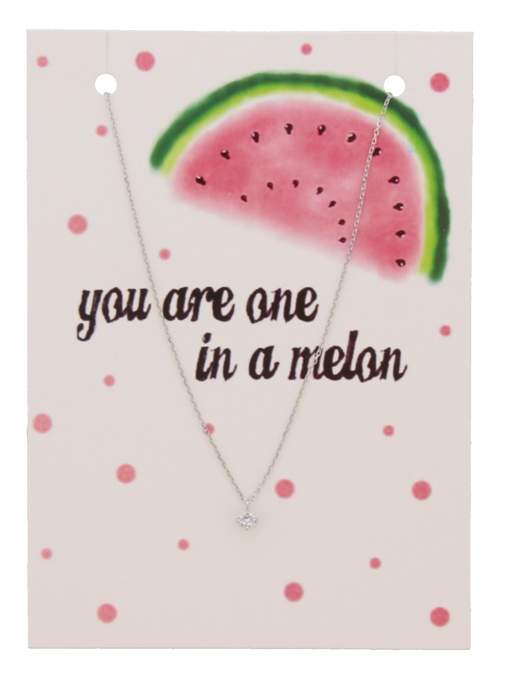J-A1.1 Giftcard for Jewelry You are one in a melon 10.5x14.8cm 12pcs