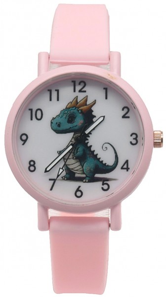 B-A8.2 W002-005 Kids Watch Dino 33mm Pink