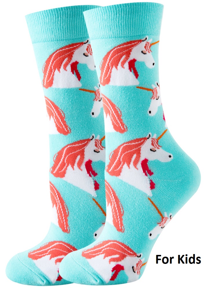 S-B5.5  SOCK2461-007 Socks Size 33-38 Unicorns For Kids S-B5.5  SOCK2461-007 Socks Size 33-38 Unicorns For Kids