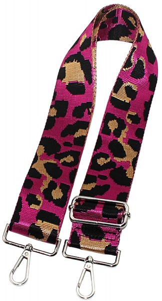F-B21.1 BS003-005 Bag Strap Camouflage 5cm Fuchsia