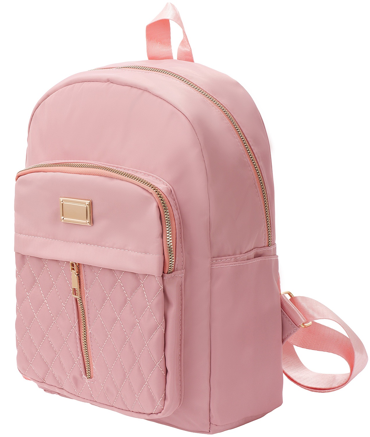 R-K2.1 BAG1118-001-3 PU Backpack 33x30cm Pink