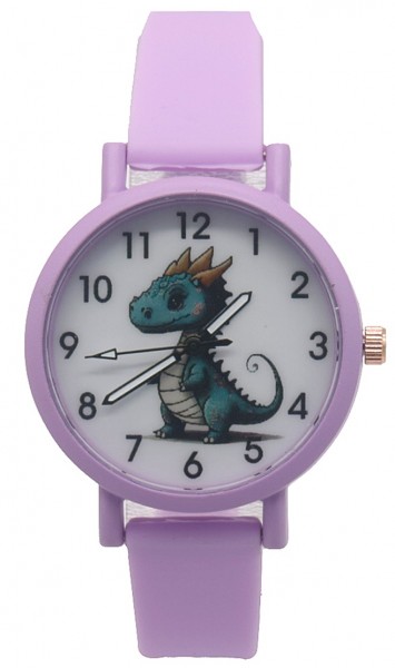 B-C2.3 W002-005 Kids Watch Dino 33mm Purple