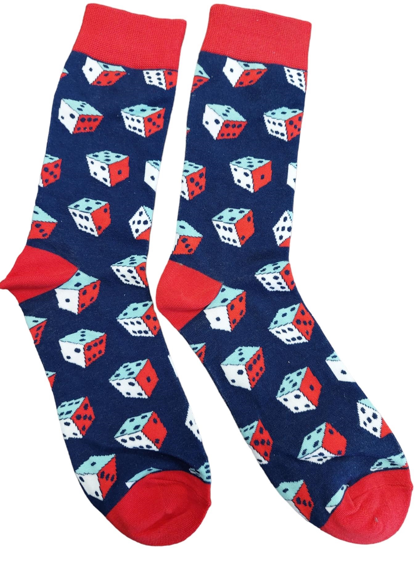 S-A1.1 SOCK2356-037 Pair of Socks - 38-45 - Dice