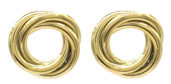 A-F21.3  E031-024G S. Steel Earring 1.5cm