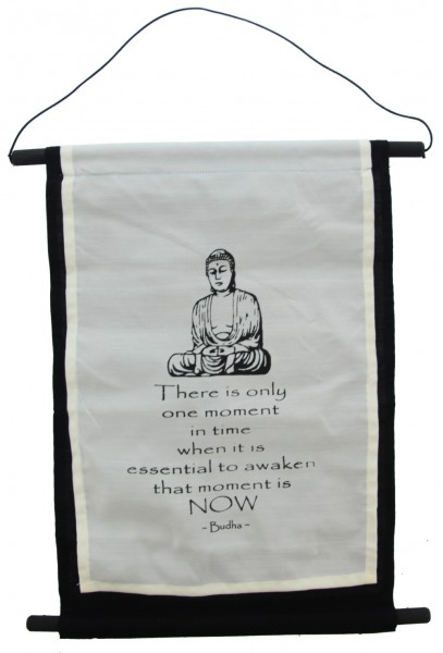 H-A14.2 Cotton Banner Budha 48x33cm