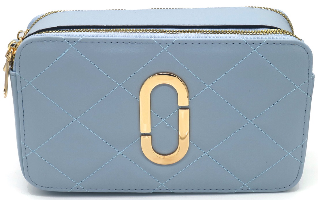 T-E7.2 BAG908-001-2 PU Shoulder Bag 22x12.5x8cm Blue