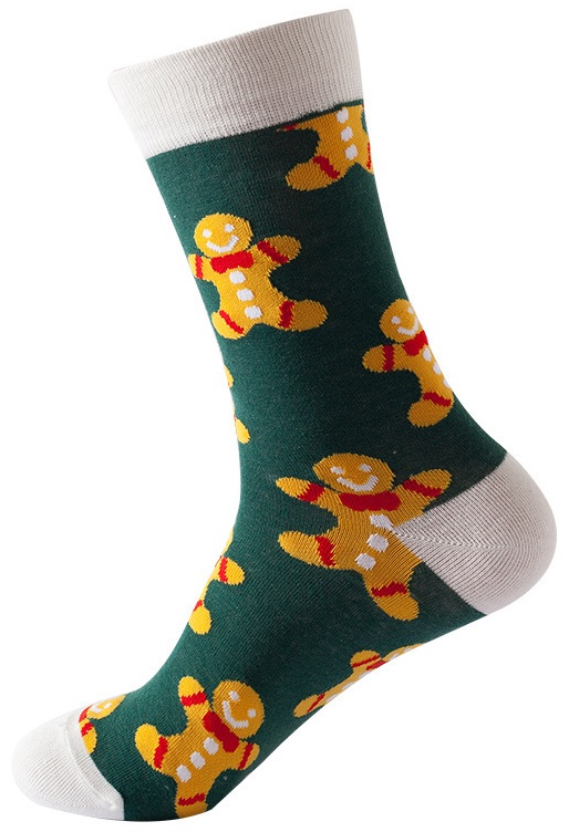 S-D2.1 SOCK2246-043-No. 4 Pair of Socks Size 38-45 Christmas