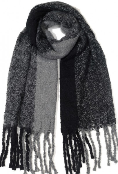 Y-A2.1 SCARF405-536 No. 4 Scarf 180x60cm Black