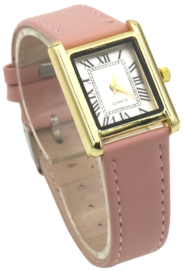 B-A20.5  W002-029-6 Quartz Watch PU Strap Pink