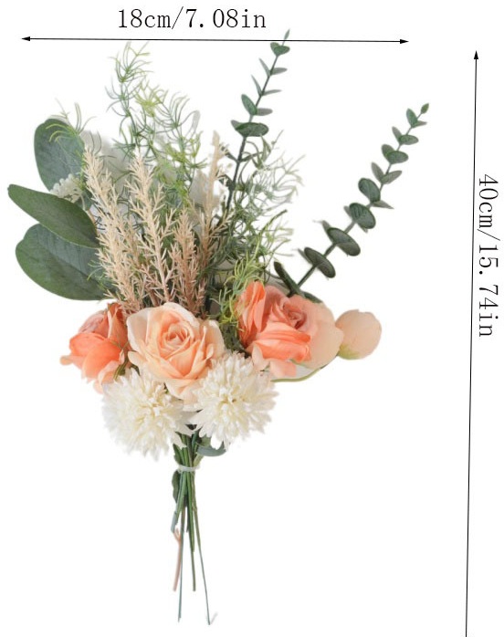 L-D7.1 DE2484-047 Silk Flower Bouquet 40cm