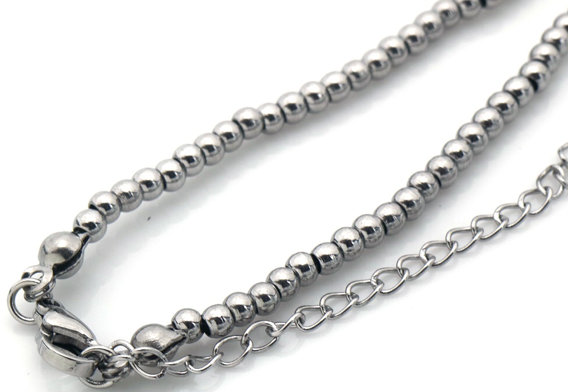 F-C18.2 N100-066S S. Steel Necklace 3mm