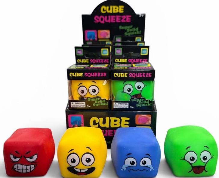 R-M7.2 Squishy Cube Smiley - 12pcs