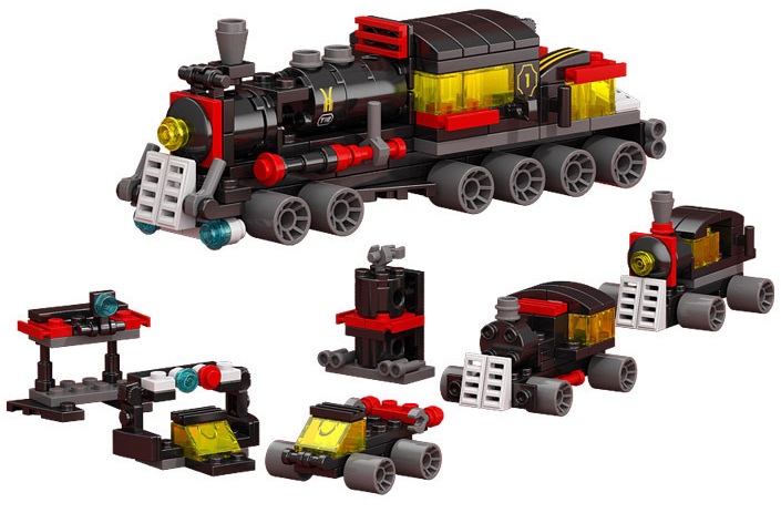 Z-A2.1 TOY8971-4 Building Block Set Train Z-A2.1 TOY8971-4 Building Block Set Train
