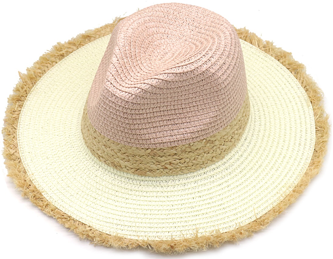 R-M2.1 HAT803-002-3 Summer Hat Beige-Pink