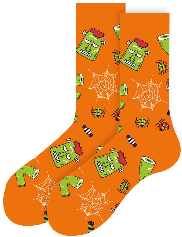 S-E8.3 SOCKS2564-007 Pair of Socks Size 38- 45 Halloween