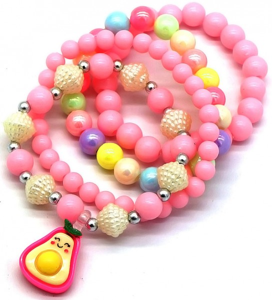 A-A10.2 B624-001 Bracelet Sets For Kids Avocado 4pcs