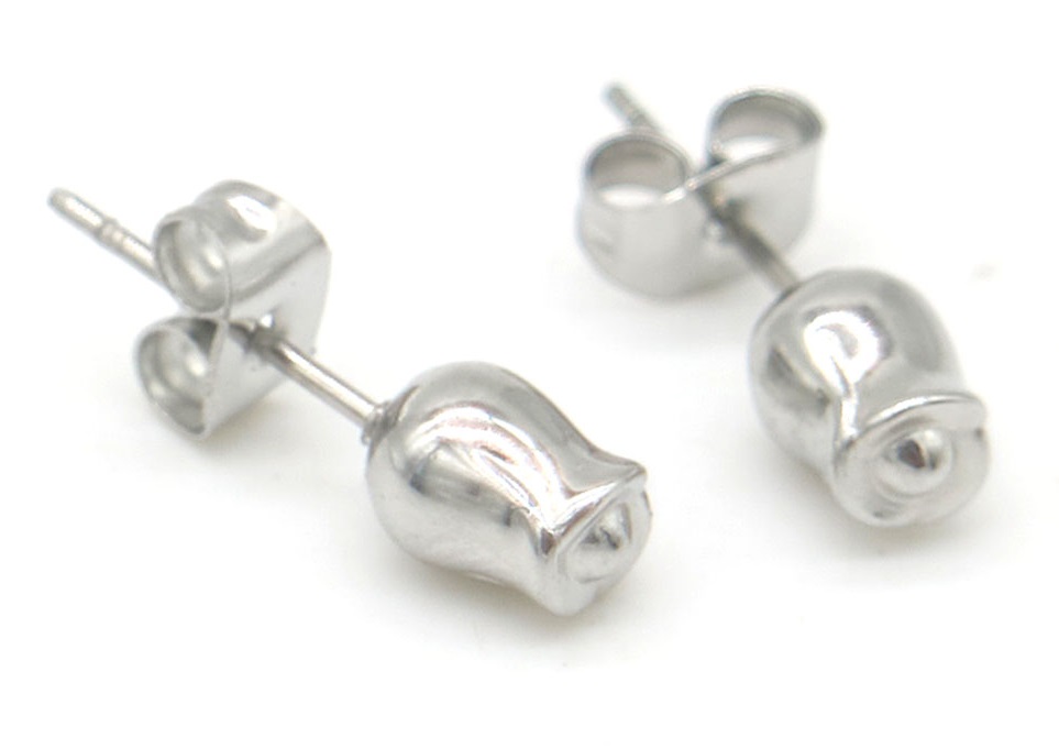 F-C4.4 E103-107S S. Steel Studs 0.5cm Flower