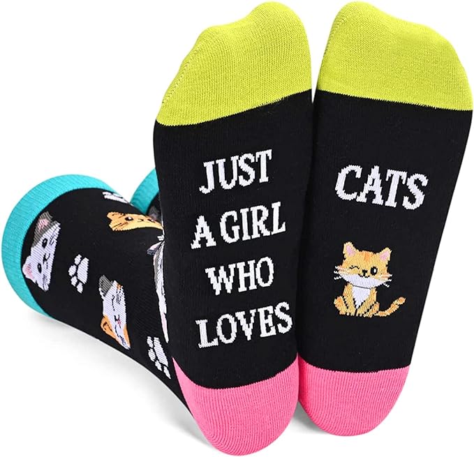 S-C1.3 SOCK2424-001 Pair of Socks Size 38-45 Cats