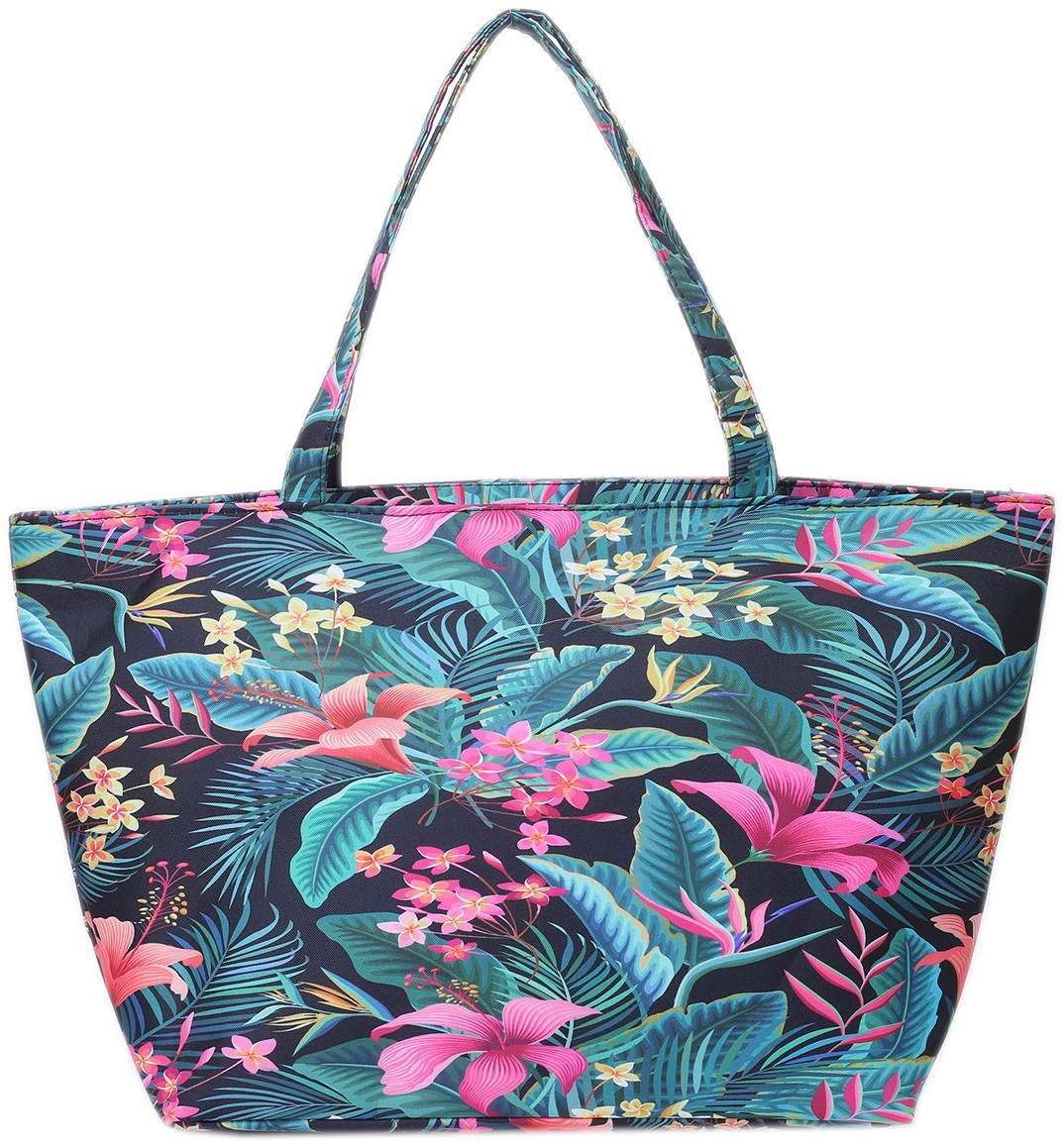 Q-M6.2 BAG811-007 Beach Bag Flowers 55x35x20cm