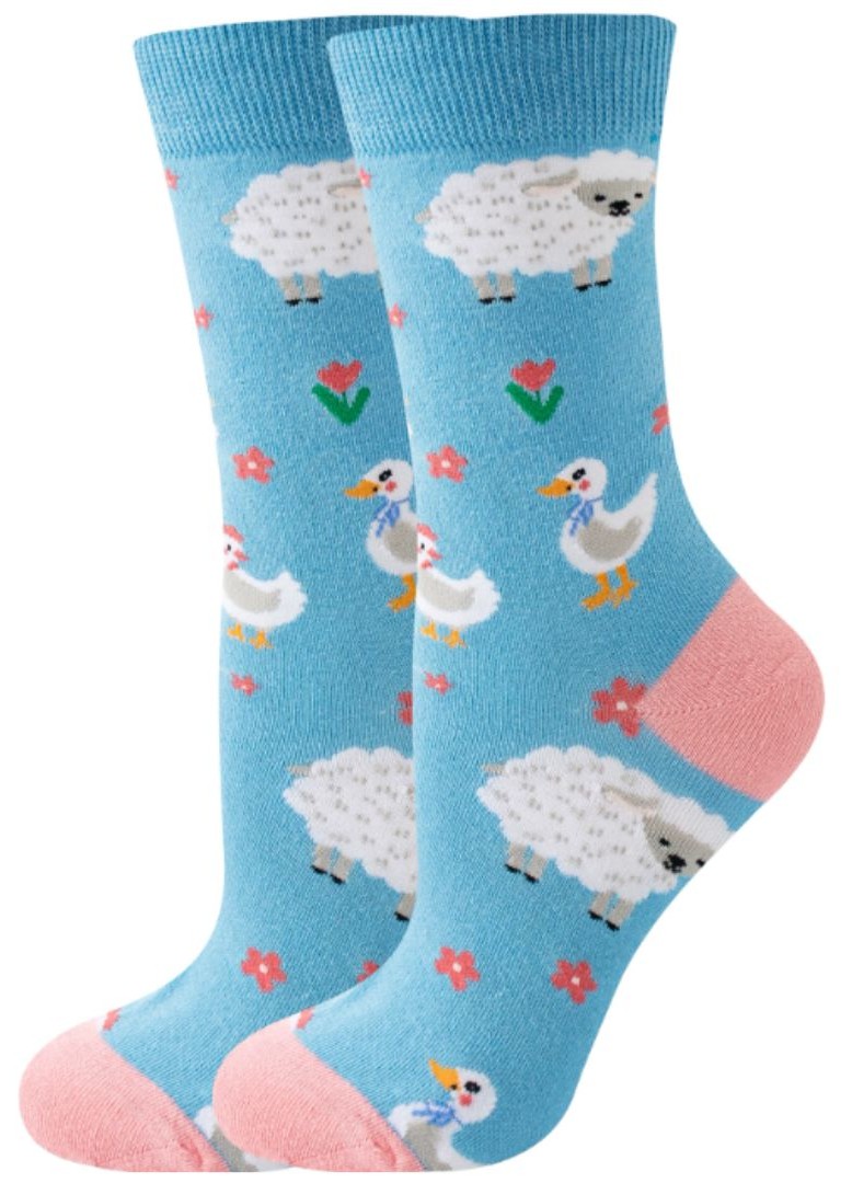 S-G8.4 SOCKS2607-048 Pair of Socks Size 38-45 Sheep