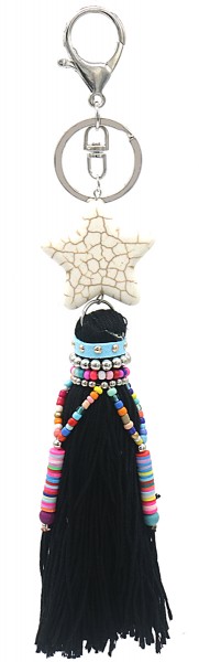 C-E23.2 KY536-166 Keychain Star 20cm Black