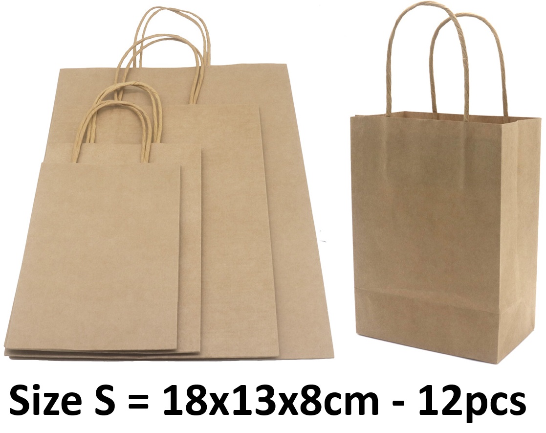 R-P2.2 PK1009-005S Paper Gift Bag Size S 18x13x8cm - 12pcs