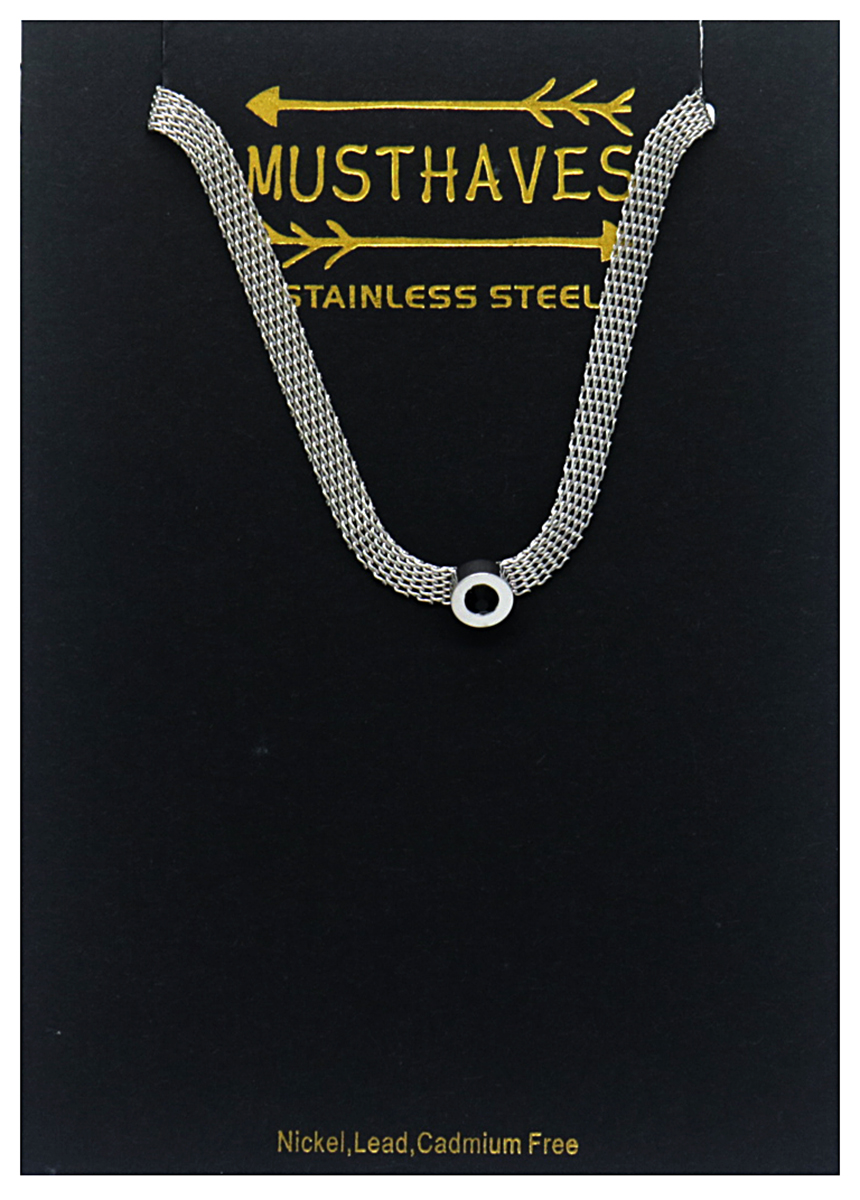 B-B2.1 B031-015S S. Steel Bracelet Crystal