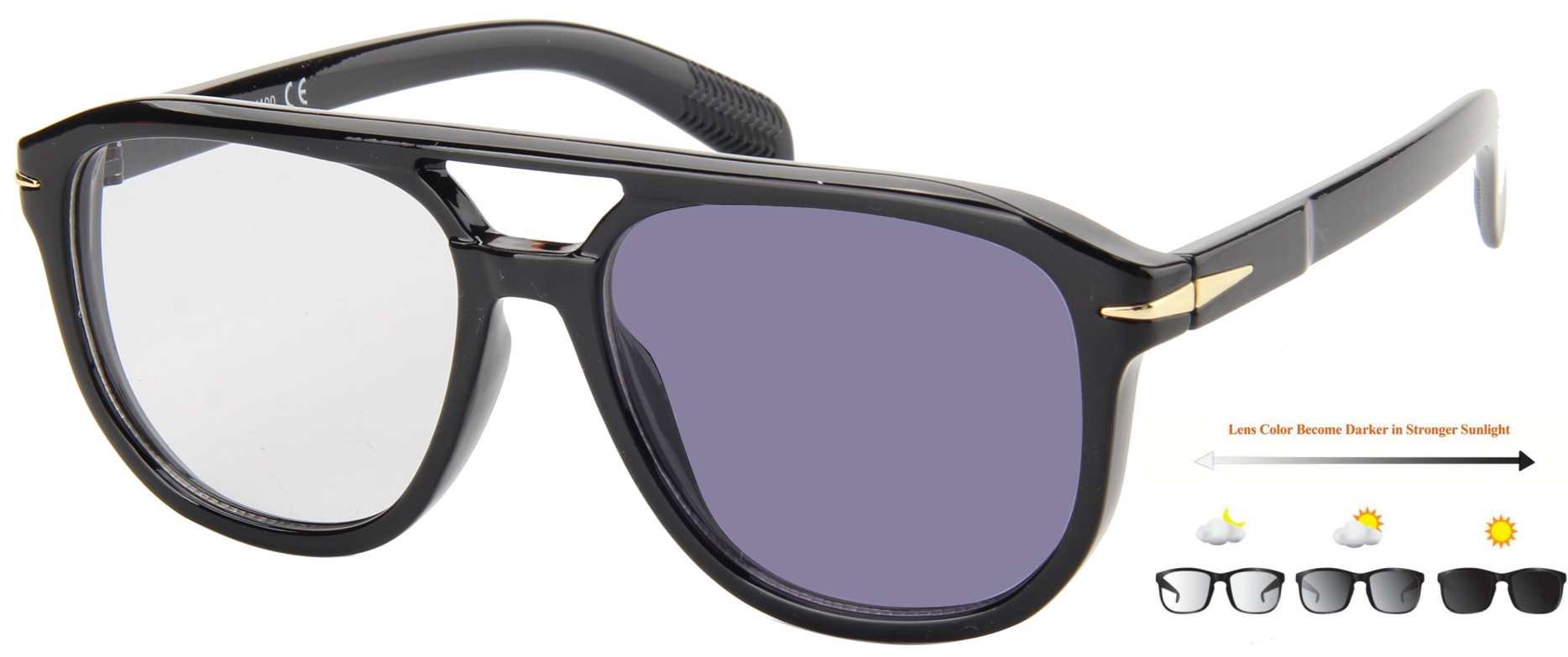 D-D9.3 Class One PCC6207 Photochromic Sunglasse Cat. 3 UV400