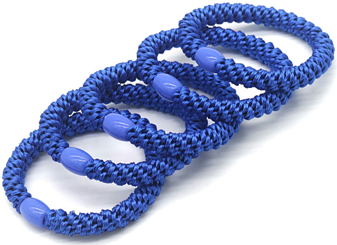 I-A15.1 H2253-004 XD2337 Hair Tie Set 5pcs Blue