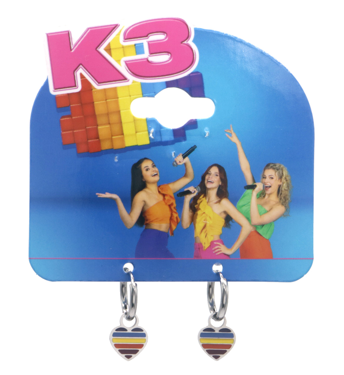 C-B20.3 K3-RBE007 S. Steel Earrings Heart